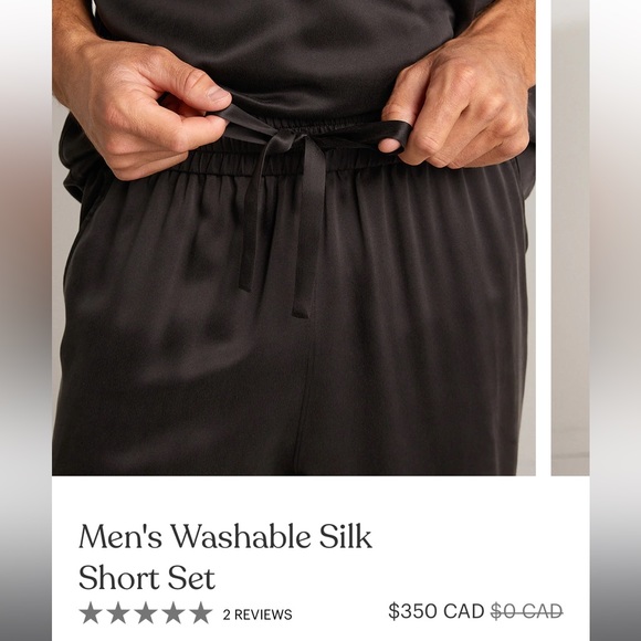 Lunya washable silk set (men’s) - Picture 5 of 7